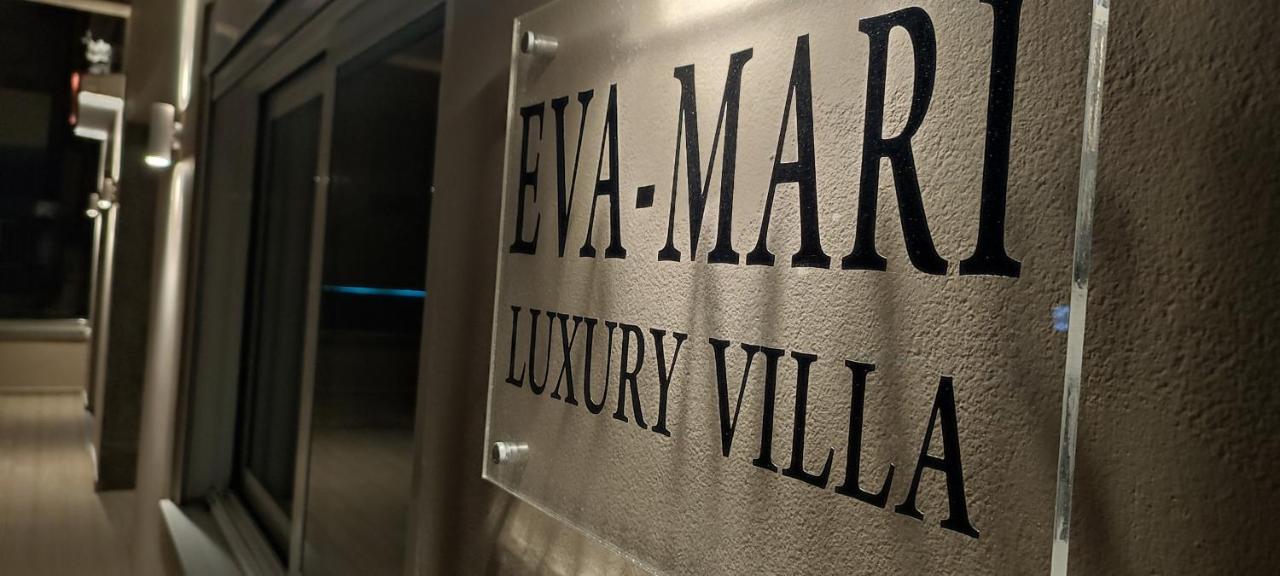 Luxury Villa Eva-Mari With Jacuzzi, 50M From The Beach Сталос Екстер'єр фото